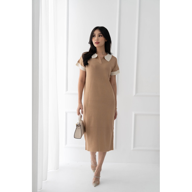 IWEARGRACIE - MINJEE KNIT DRESS / DRESS WANITA / MIDI DRESS