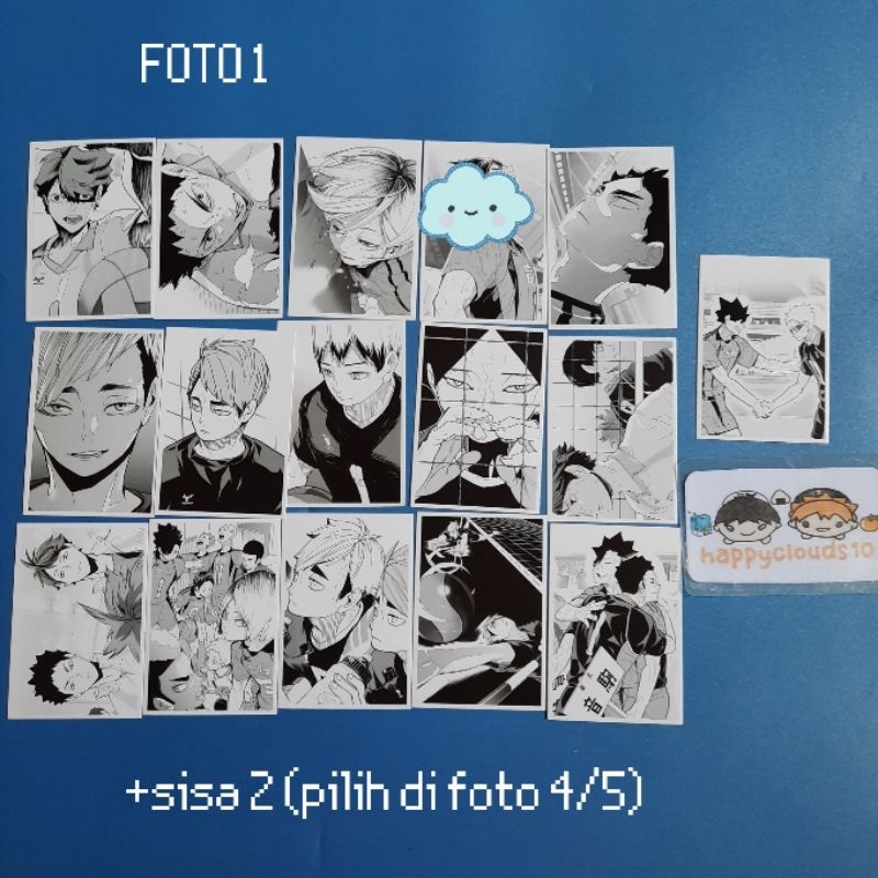 [READY STOCK] HAIKYU HAIKYUU HAIKYUU CHRONICLE PHOTOCARD PASAKORE HQ KENMA ATSUMU OIKAWA KITA SUNA D