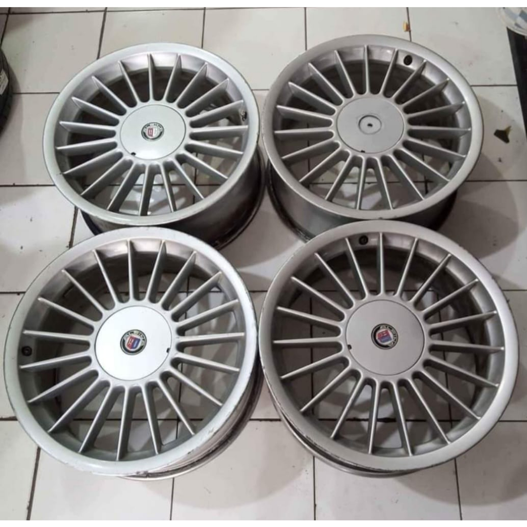 Velg mobil second Alpina ring 18 pcd 4x100/ 114 untuk Avanza, Yaris, Vios, Mobilio