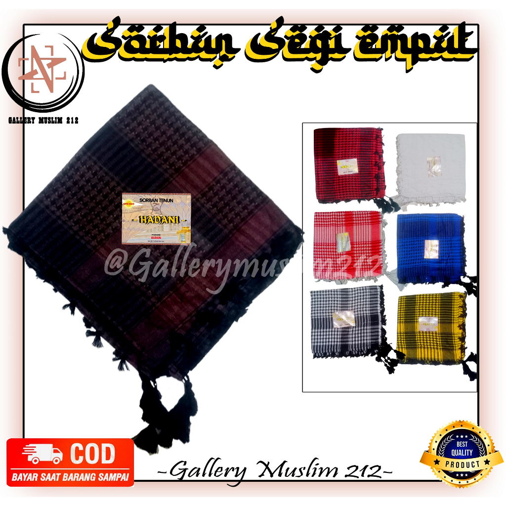 SORBAN HAJI SORBAN ARAB SORBAN IMAMAH PERSEGI