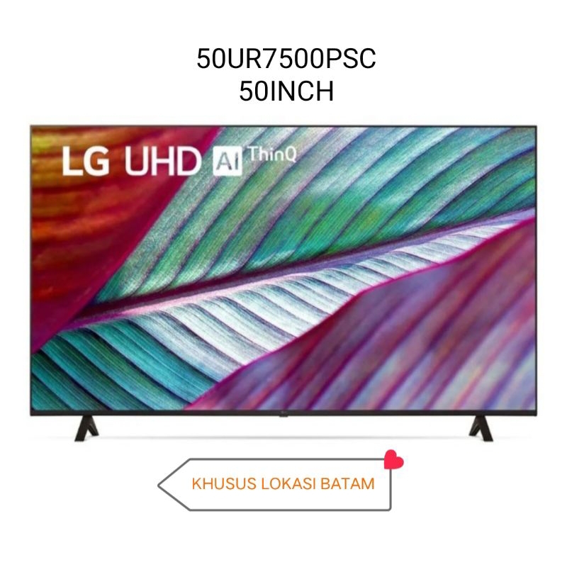 TV LG SMART TV UHD 4K 50 INCH 50UR7500PSC GARANSI RESMI