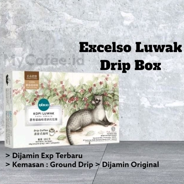 

Kopi Excelso Luwak Drip Box Bersertifikat