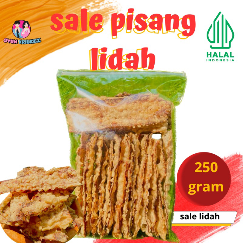 

Sale Pisang 250 gr/ Sale pisang/pisang sale lidah/pisang sale jari