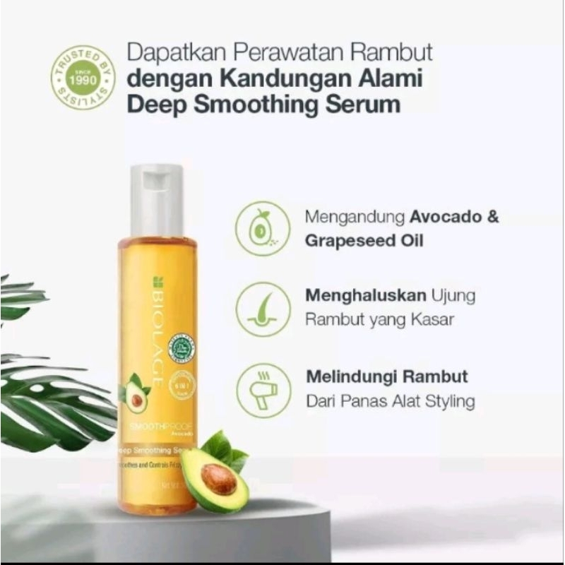 Matrix Biolage Deep Smoothing Serum/Matrix Vitamin Rambut Smooth Serum 100ml original
