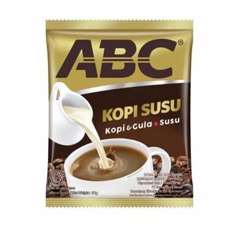 

ABC KOPI SUSU 31g RENCENG ISI 10PCS