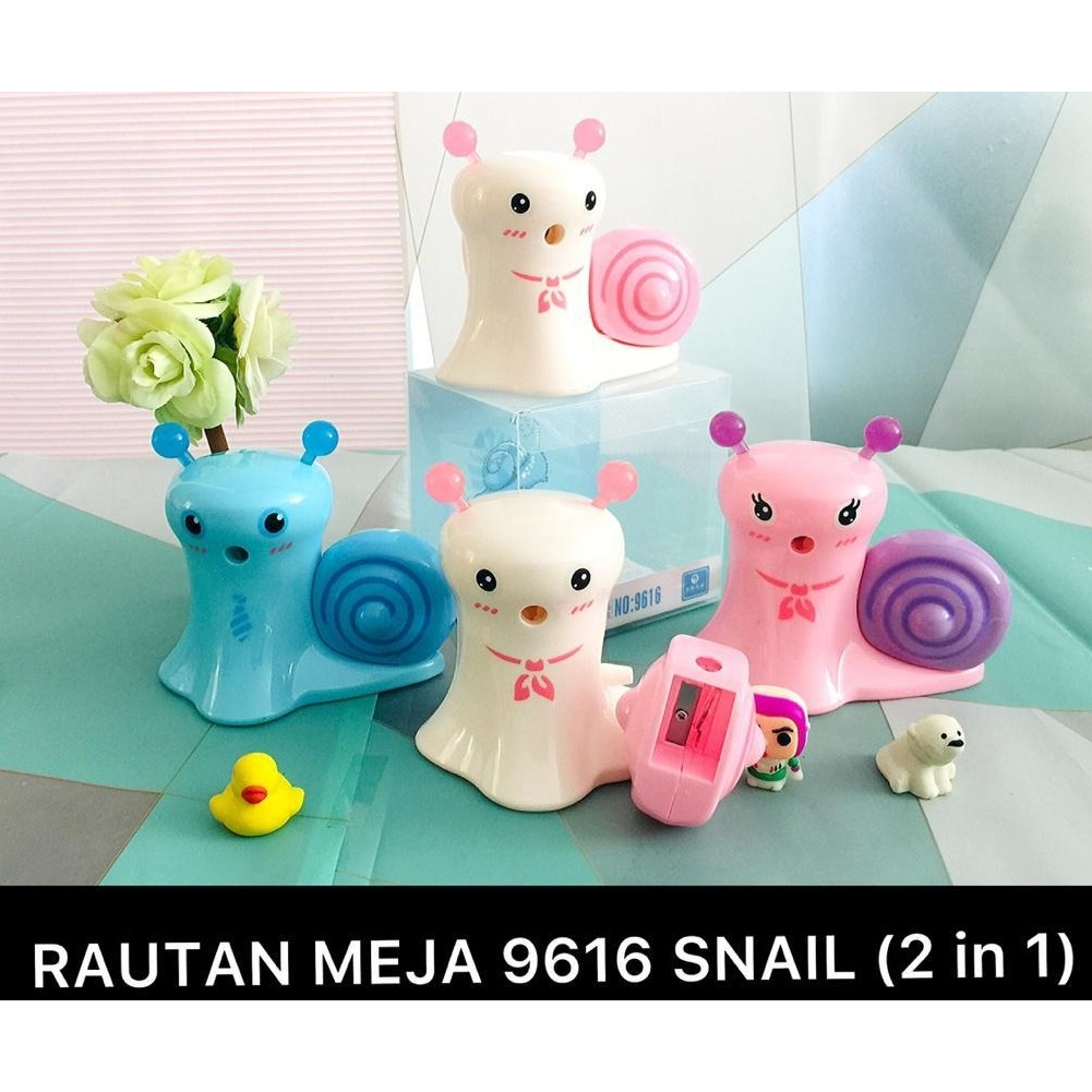 

Rautan Meja 9616 Snail 2in 1/Siput/Orotan putar