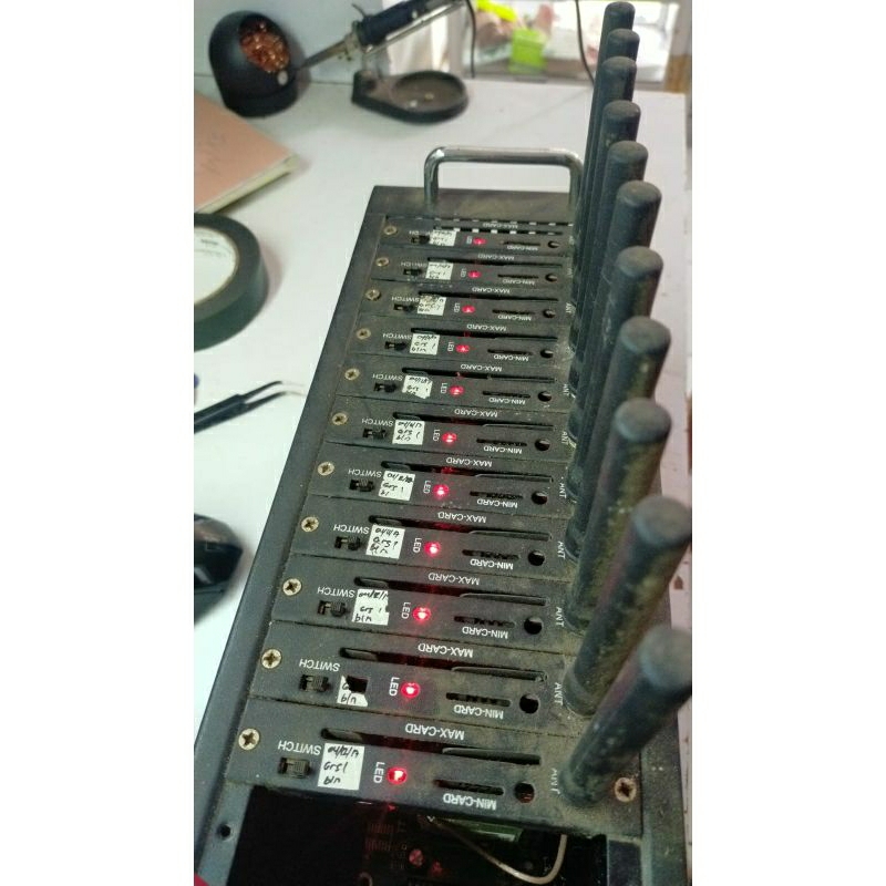 Modem pool 16 Port