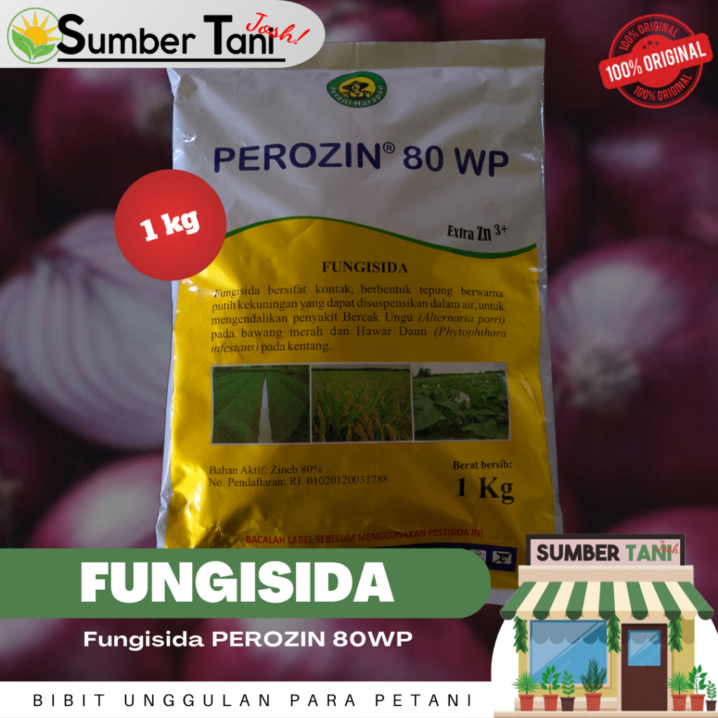 Fungisida PEROZIN® 80WP Kemasan 1kg Zenith Cropsciences Indonesia