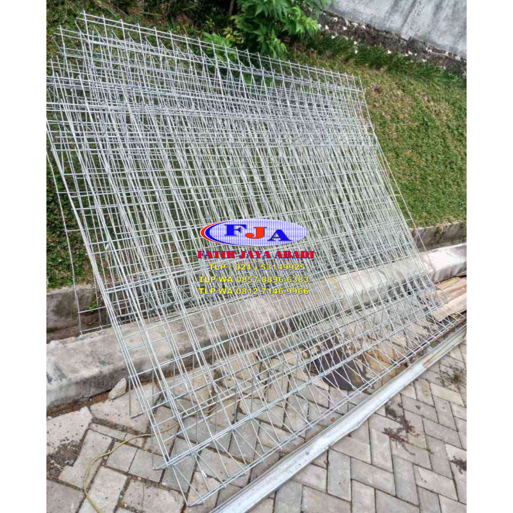 Pagar brc T 175 cm L 240 cm Dia 7 mm Hot dip galvanis