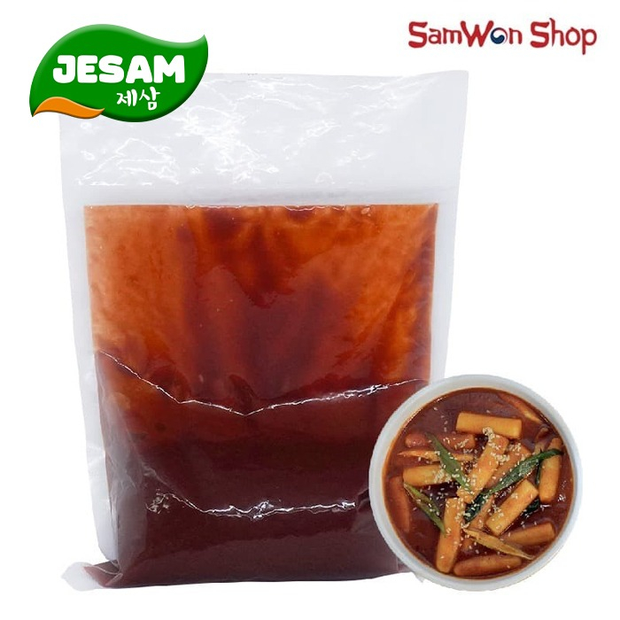 

JESAM TTEOKBOKKI SAUCE FRESHLY MADE 630 GR - SAUS TOPOKKI SAOS TOKPOKI KOREAN RICE CAKE