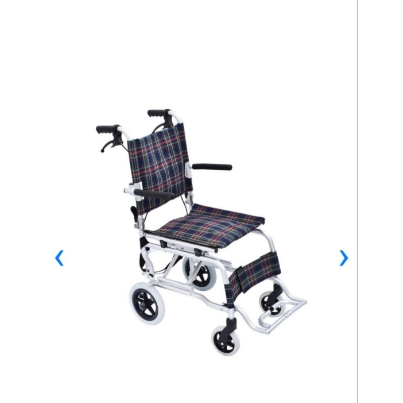 Galena kursi roda manual lipat/travel aluminium ringan dan kuat/wheel chair