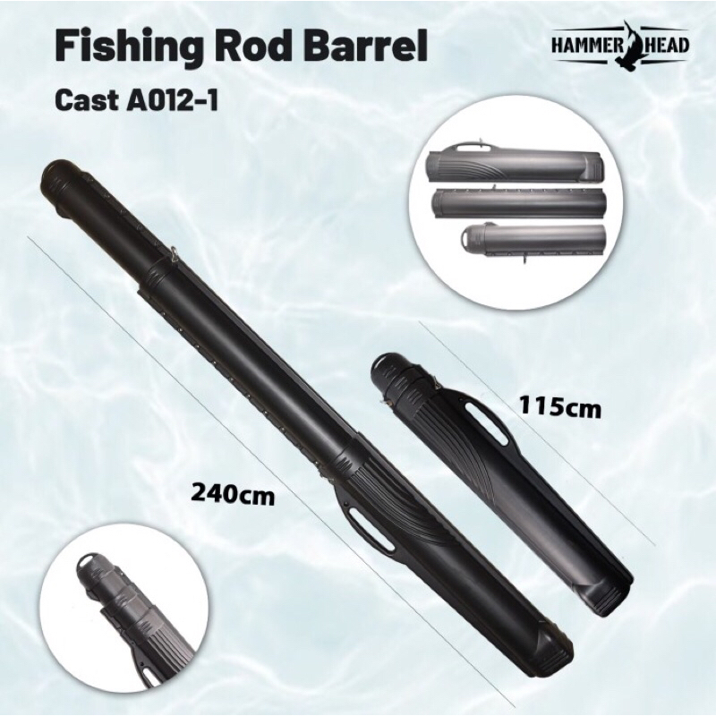 Fishing Rod Barrel Hammer Head 160cm dan 240cm Cast A012-1
