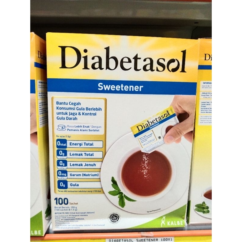 

Diabetasol Sweetener 100 sachet