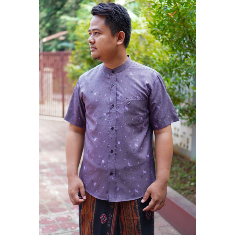 Bin hasyim kemeja koko dewasa bahan madinah motif