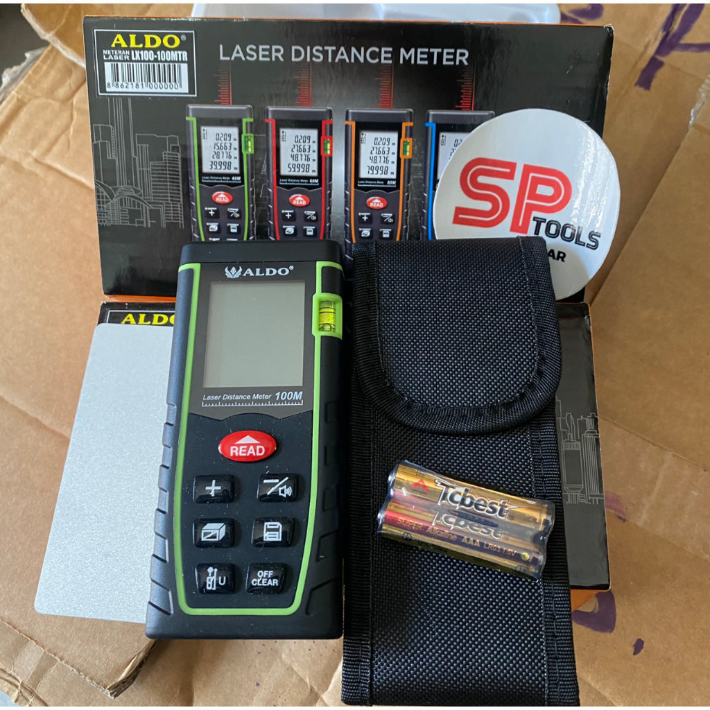 METERAN DIGITAL / METERAN LASER ELEKTRIK 100 METER / 100M / 100 M / 100METER LX-100 ALDO