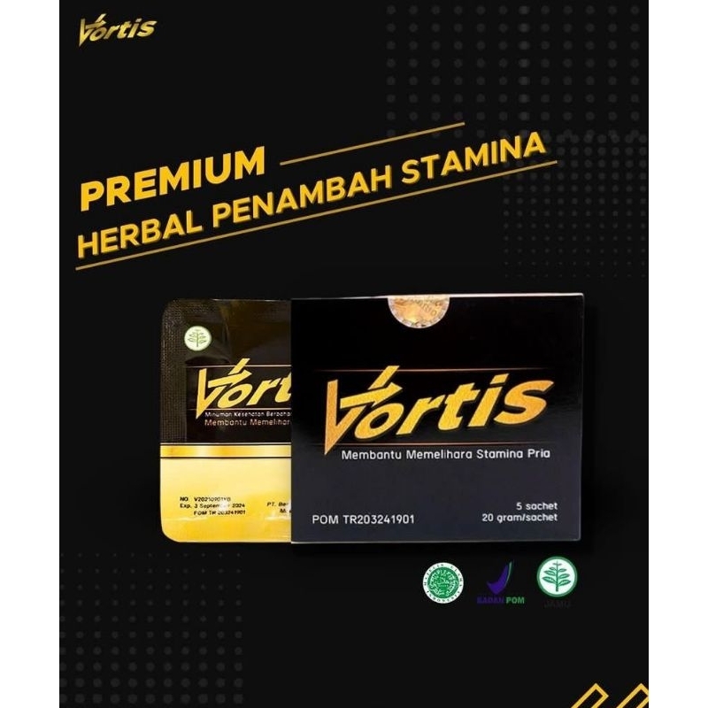 Paket Hemat Vortis 5 Sachet Original Alami free konsult Dr. yusuf bachmid