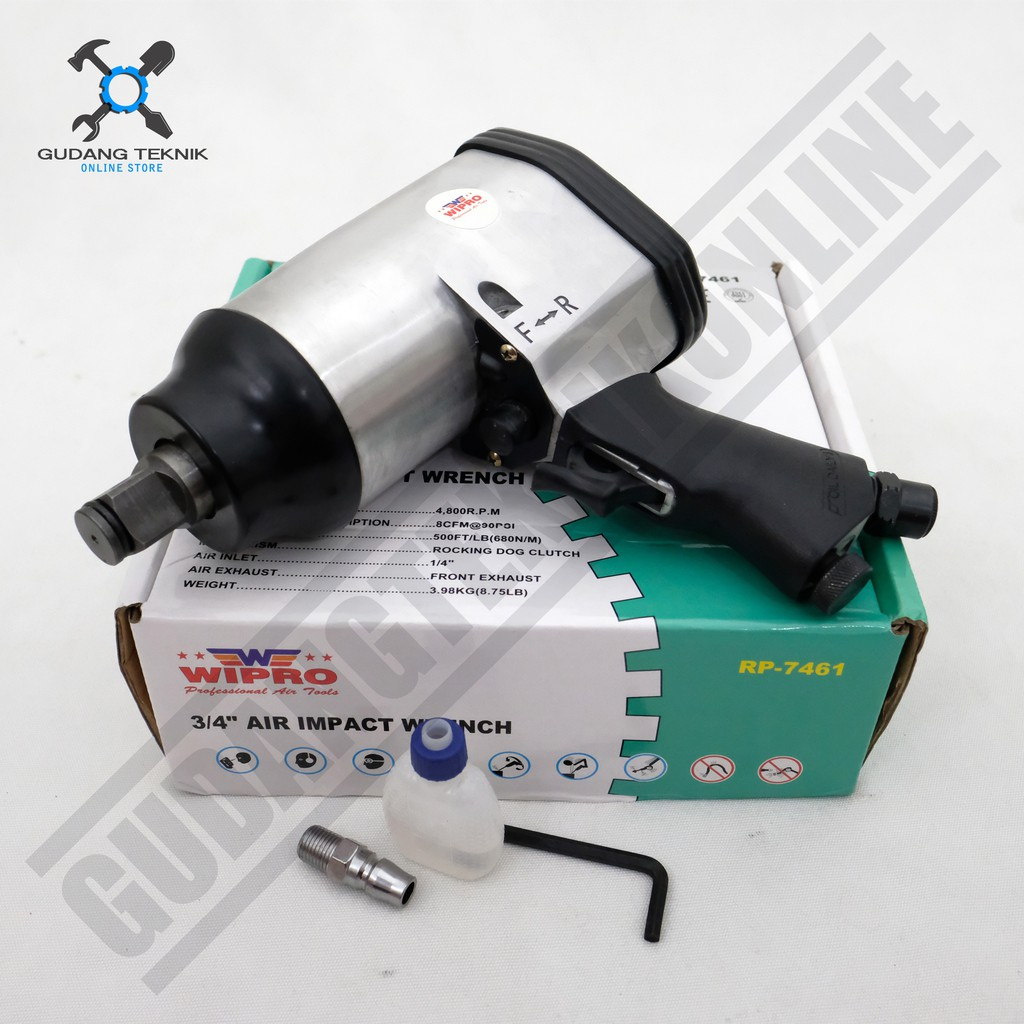 Air Impact Wrench 3/4" TWIN HAMMER RP7461 WIPRO / Alat Buka Pasang Baut Impact Wrench ANGIN 3/4 Inch