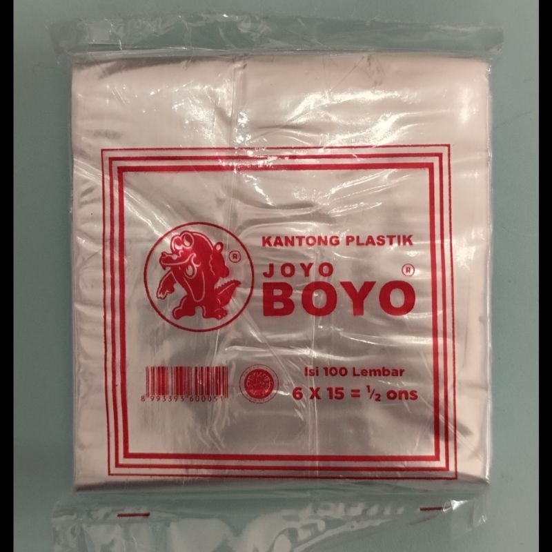 

Kantong plastik Joyo BOYO 1/2ons