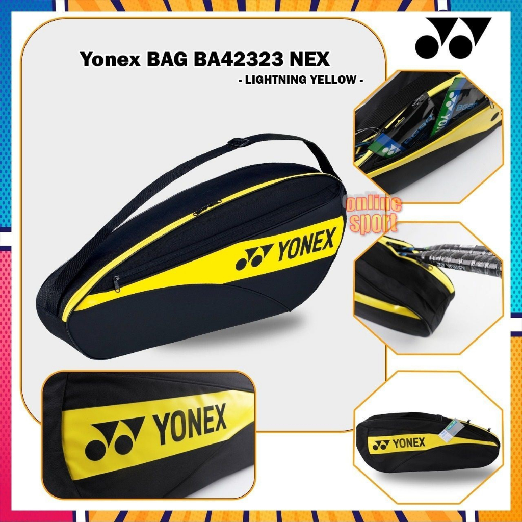 YONEX BA 42323 NEX Tas Badminton Bag Oval - Original
