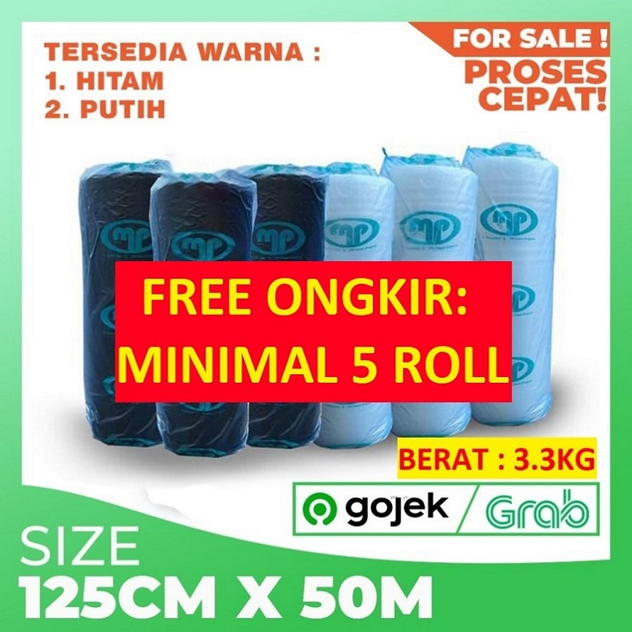 

Buble wrap roll/BUBBLE WRAP HITAM / BENING 2KG UKURAN 125CM x 50M