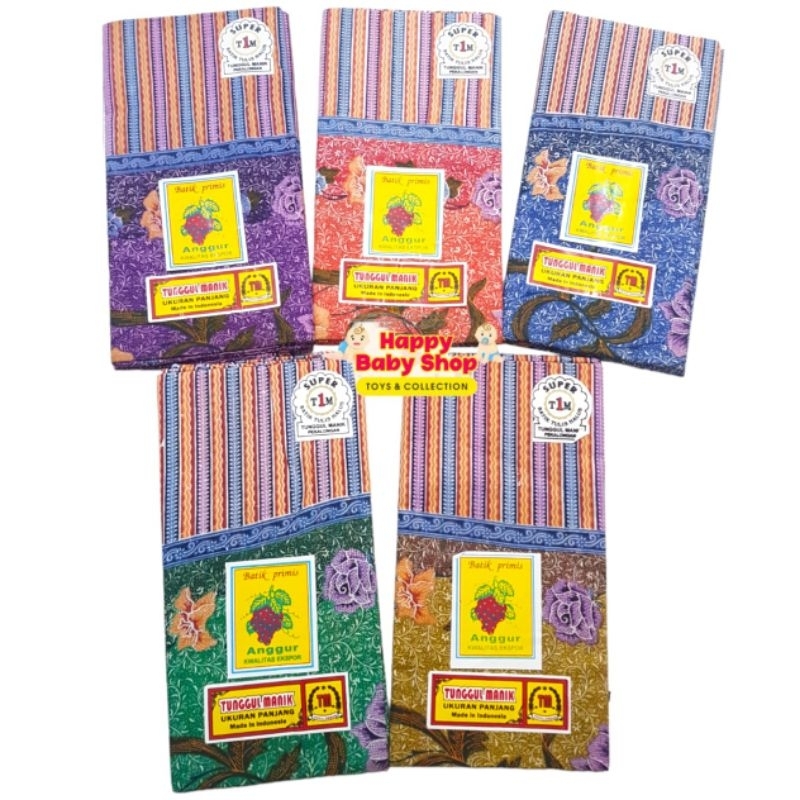 Selendang Jarik Batik Bayi Tunggul Manik - Anggur