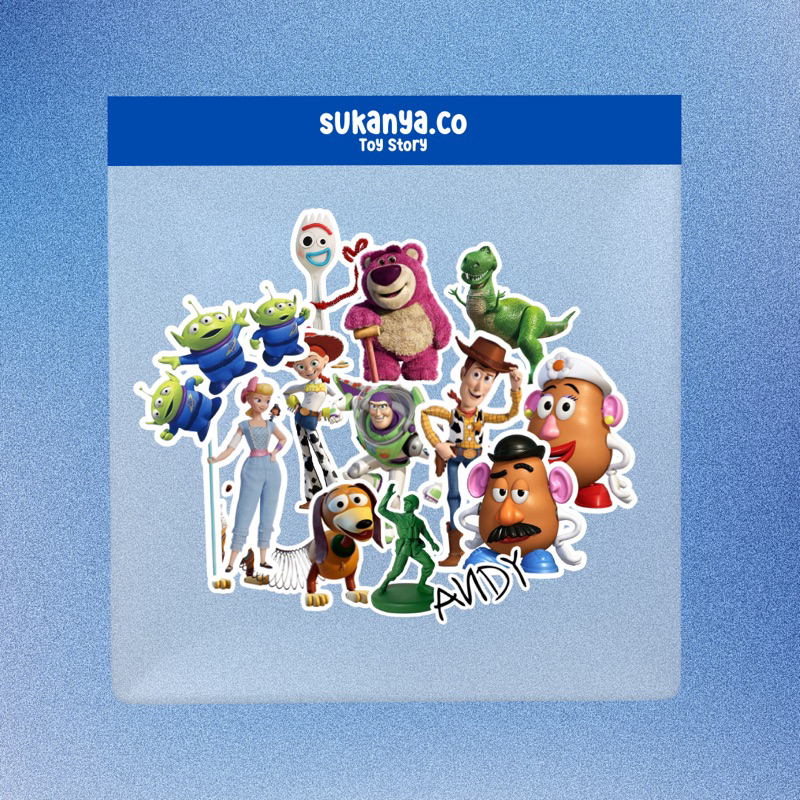 

Sticker aesthetic toy story edition ukuran A6