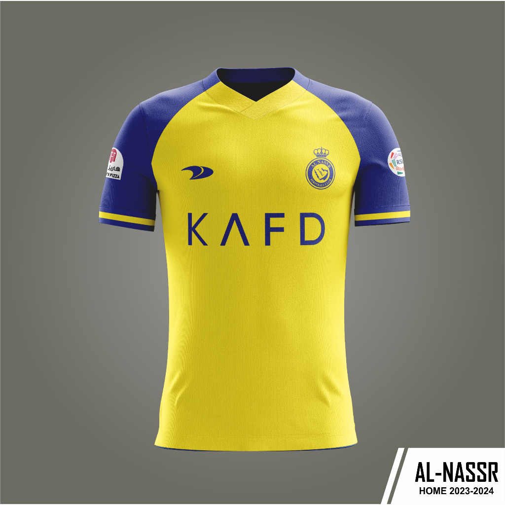 Jersey AL-NASSR home 2023-2024 TERBARU Liga Saudi Arabia