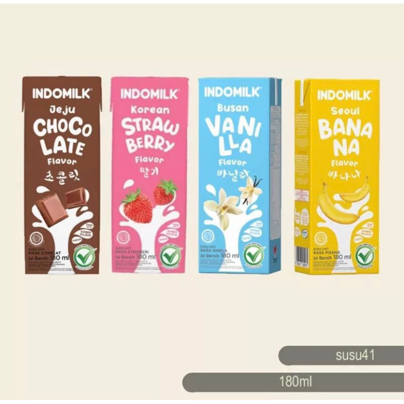 

INDOMILK UHT KOREAN MILK 180ml