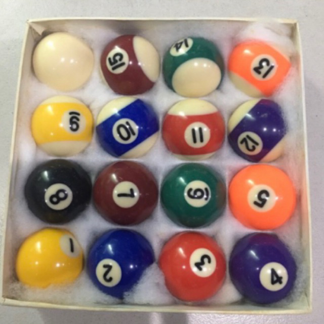 BOLA BILIARD MINI SIZE BOLA BILLIARD 38MM