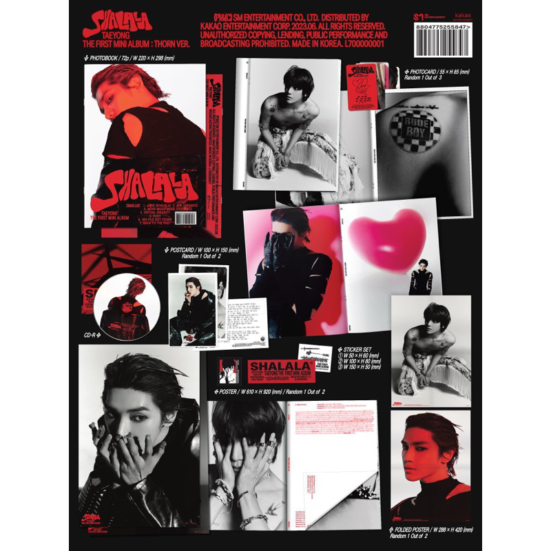 Taeyong Shalala Thorn Album Sealed