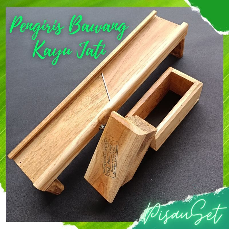 | GRATIS ONGKIR | PENGIRIS BAWANG MERAH JUMBO BAHAN KAYU JATI PASAH BAWANG JUMBO