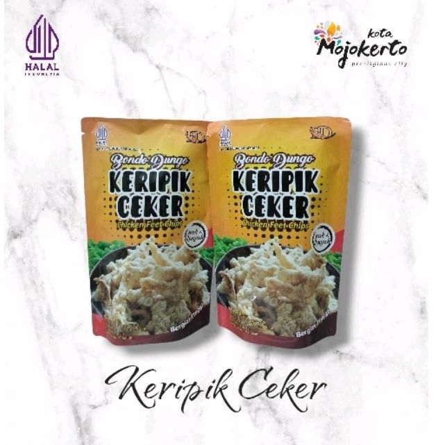 

Keripik Ceker Bondo Dungo 50gr Enak Halal Crispy