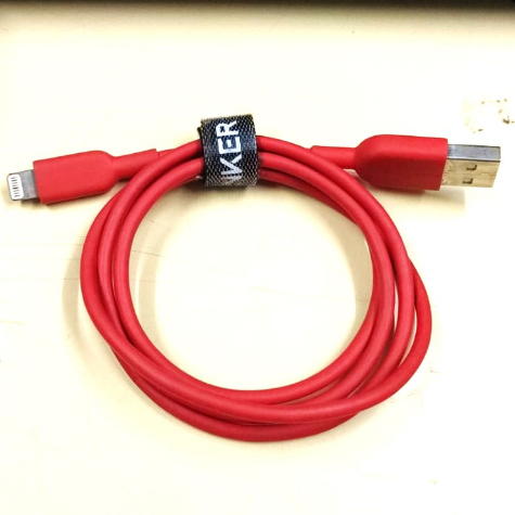 Kabel Charger Iphone Merk Anker Warna Merah