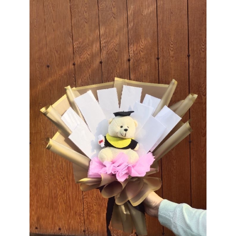 Buket Uang kosongan Boneka