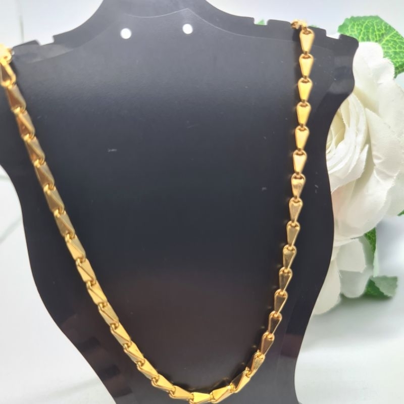 Kalung Biji Padi Emas Muda Dewasa 10 Gram