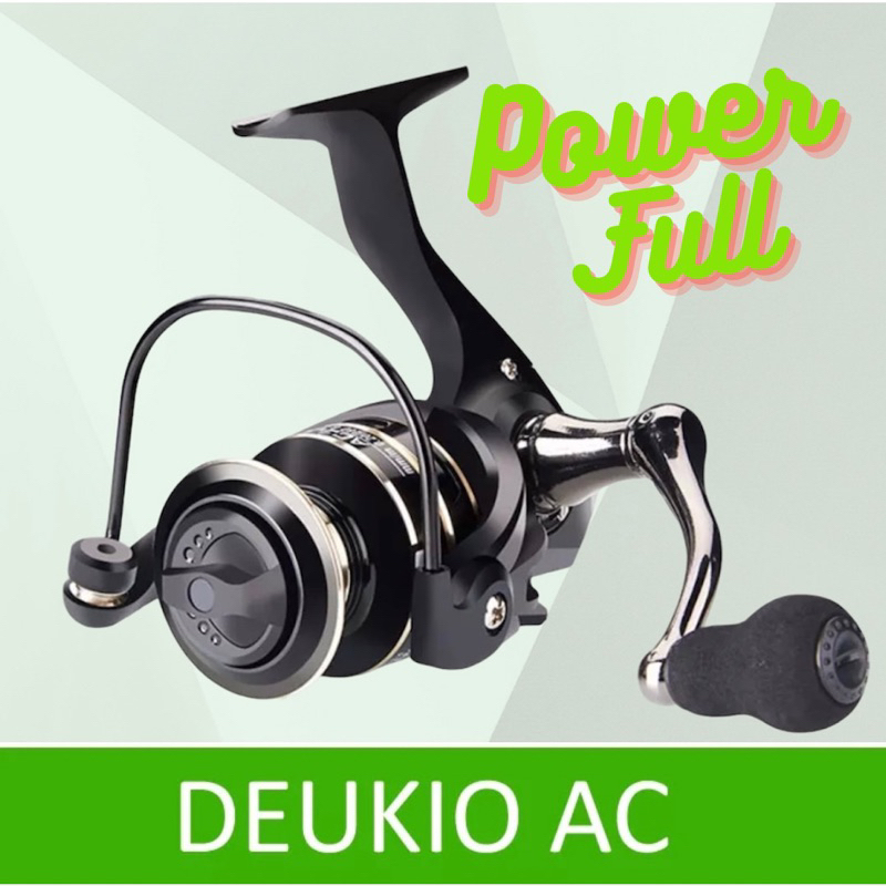 Reel Pancing Metal DEUKIO AC 2000 AC3000 AC4000 AC5000 AC6000 AC7000 Spinning Reel Murah