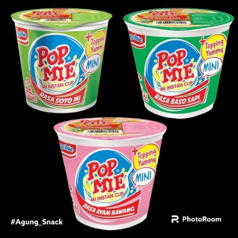 

Pop Mie Mini instan Cup Varian Rasa | Soto | Baso | Ayam Bawang