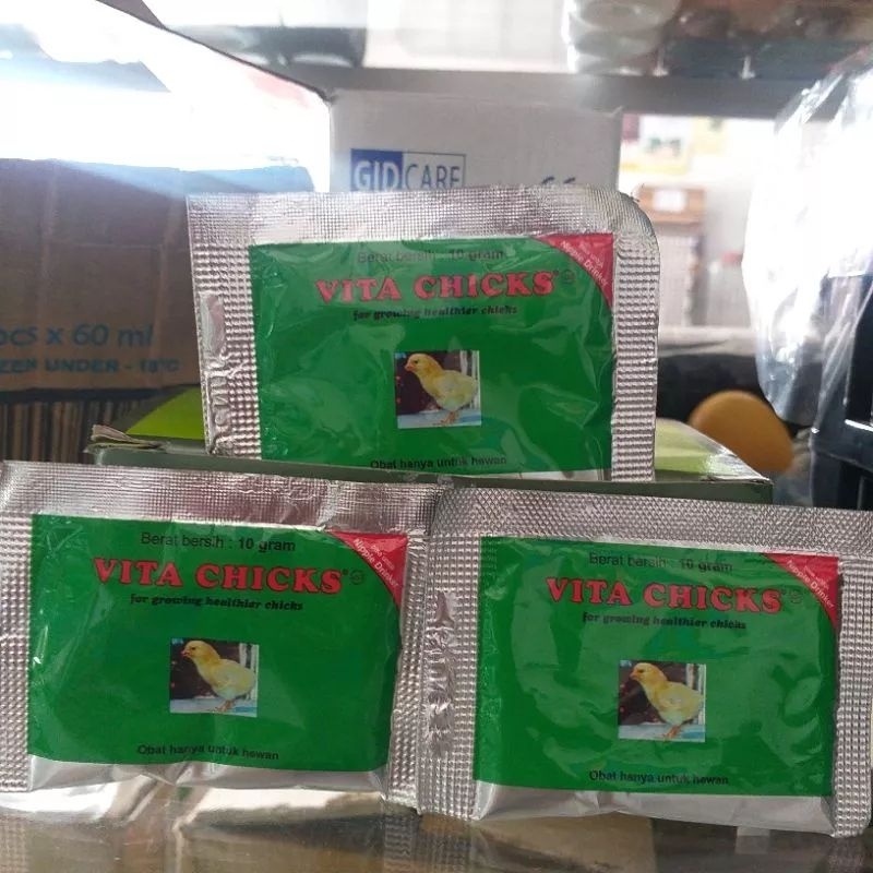vita chick vitamin ayam 5 gram suplemen ayam