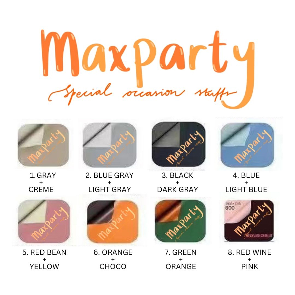 

[20 lembar]Bicolor Vintage wrapping paper Kertas Buket Bunga Cellophane FREE PACKING