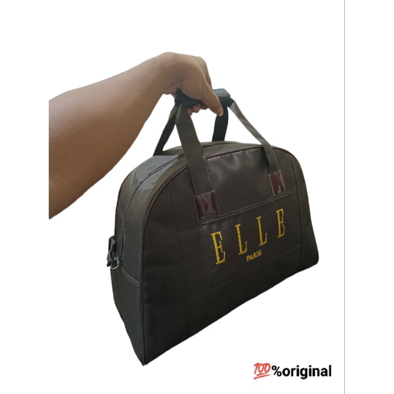 Tas pakaian elle paris kecil / Travel bag jinjing / Tas pakaian selempang jinjing