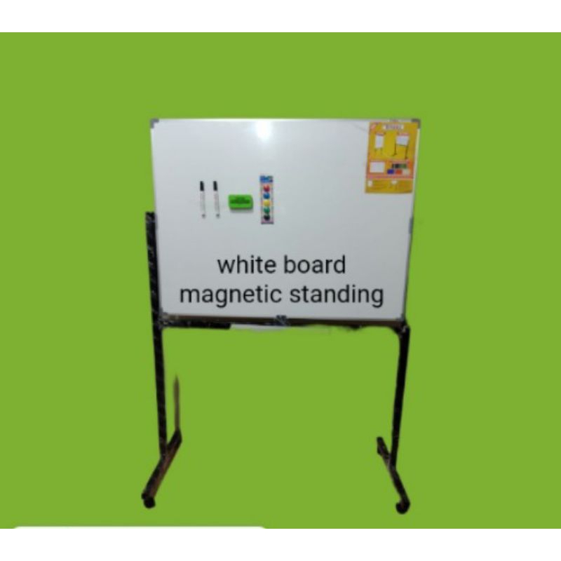

White board magnetic single face / papan tulis sekolah / white board kantor