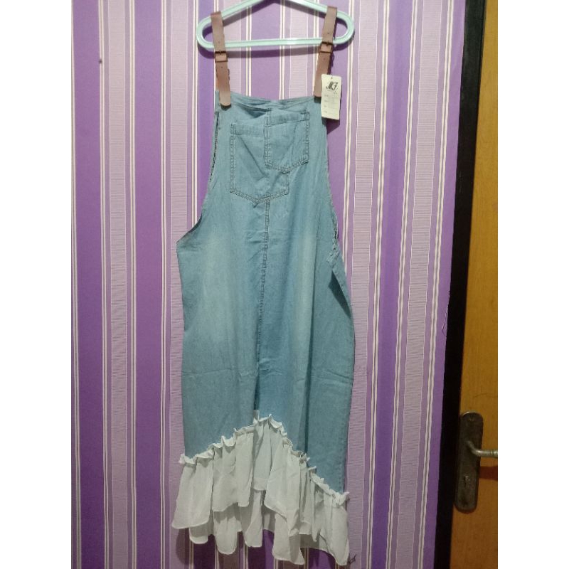 overall jeans tutu