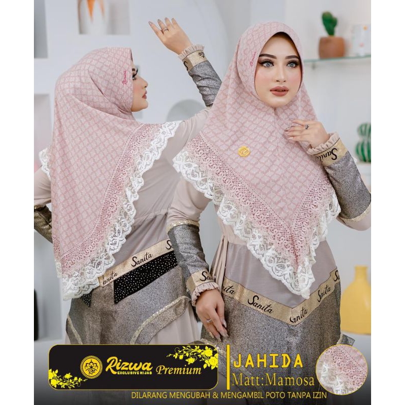 jahida rizwa premium bergo renda import