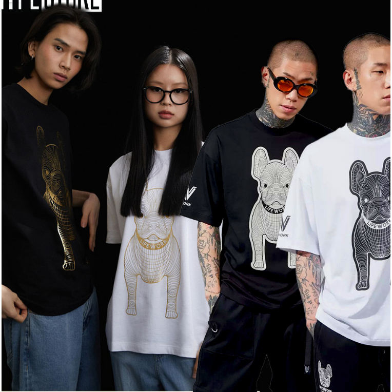 Lifework Radog Oversize T-shirt Gold