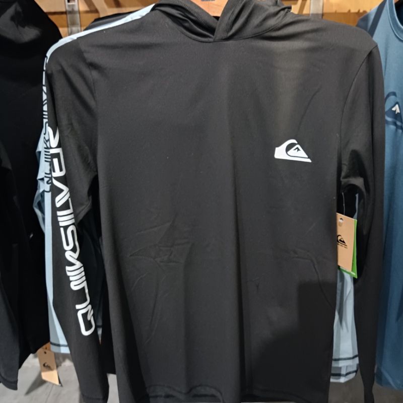 Rashguard Quiksilver pria Omni seassion hooded Ls