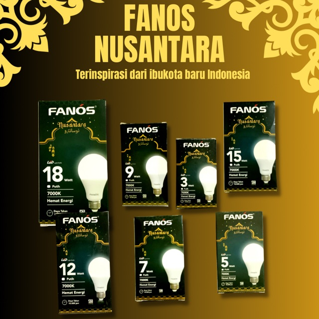 Lampu Fanos LED Nusantara