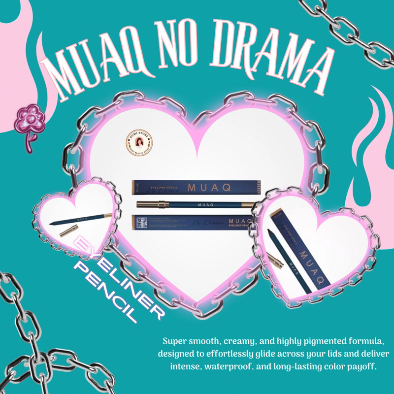 MUAQ : NO DRAMA EYELINER PENCIL
