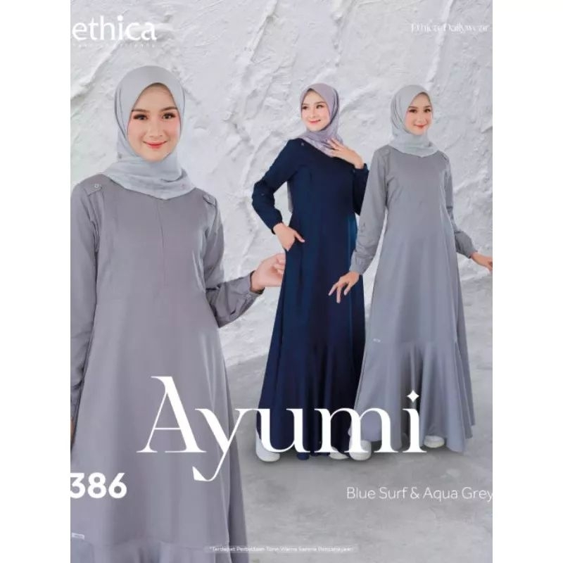 GAMIS ETHICA AYUMI 386 BLUE SURF | AQUA GREY