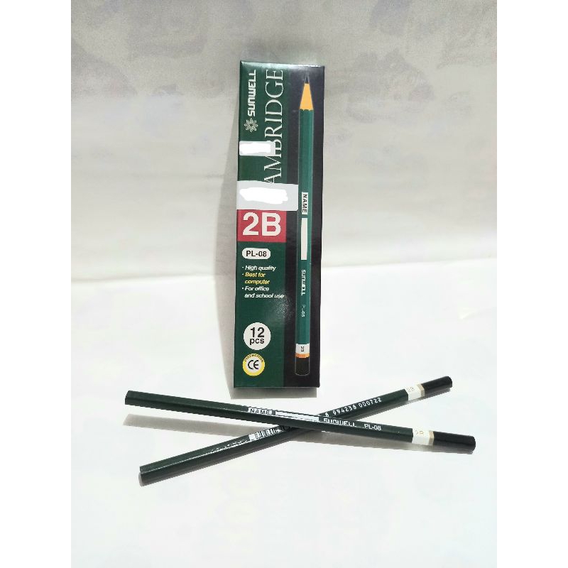 

Pensil SUNWELL PL-08 2B/Pensil Kayu 2B (1pcs)