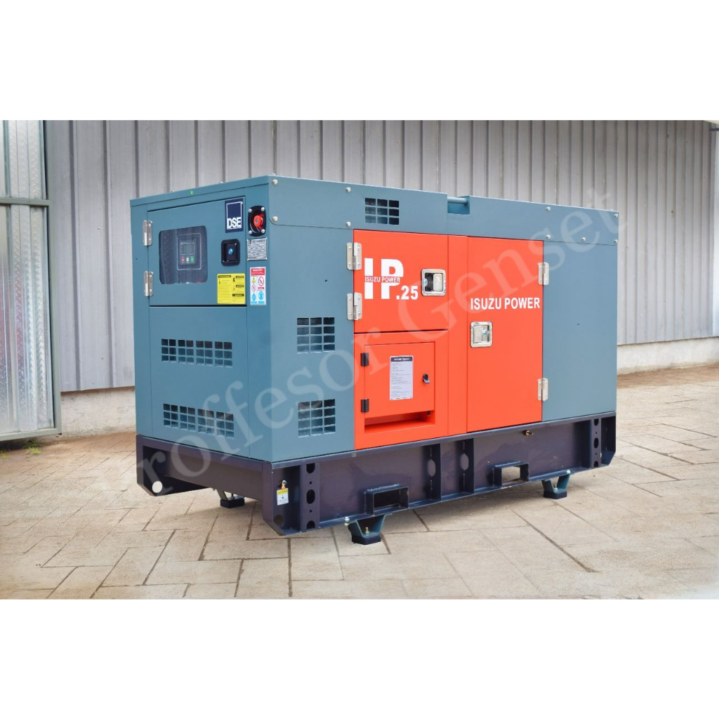 Genset Silent 25 kva ISUZU POWER Genuine IP25 Super Silent 25 kva